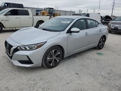 Salvage cars for sale at Haslet, TX auction: 2021 Nissan Sentra SV