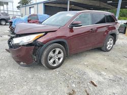 Salvage cars for sale from Copart Loganville, GA: 2015 Toyota Highlander Limited