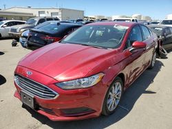 Salvage cars for sale at Martinez, CA auction: 2017 Ford Fusion SE Hybrid