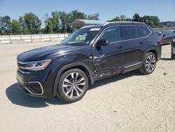 Salvage cars for sale at Spartanburg, SC auction: 2022 Volkswagen Atlas SEL Premium R-Line