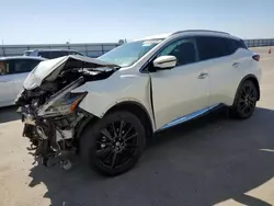 Salvage cars for sale at Fresno, CA auction: 2021 Nissan Murano SL