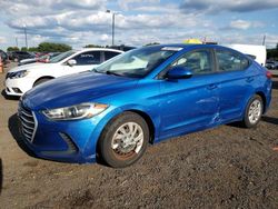 Salvage cars for sale at East Granby, CT auction: 2017 Hyundai Elantra SE