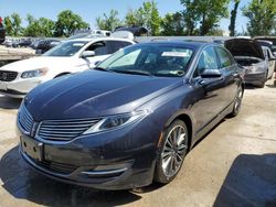 Salvage cars for sale at Bridgeton, MO auction: 2014 Lincoln MKZ Hybrid