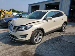 Salvage cars for sale at Chambersburg, PA auction: 2018 Lincoln MKC Reserve