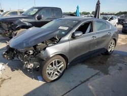 Salvage cars for sale at Grand Prairie, TX auction: 2021 KIA Forte EX