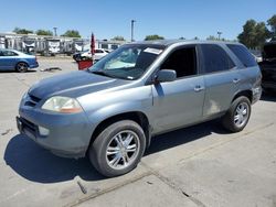 Acura salvage cars for sale: 2001 Acura MDX