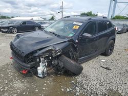 Salvage cars for sale at Windsor, NJ auction: 2016 Jeep Cherokee Trailhawk