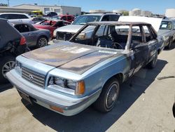 Salvage cars for sale at Martinez, CA auction: 1986 Plymouth Caravelle