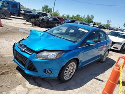 Salvage cars for sale at Pekin, IL auction: 2012 Ford Focus Titanium