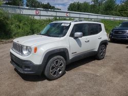 Salvage cars for sale at Davison, MI auction: 2015 Jeep Renegade Limited