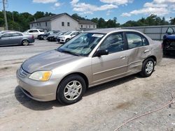 Salvage cars for sale at York Haven, PA auction: 2002 Honda Civic LX