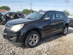 Salvage cars for sale from Copart Columbus, OH: 2012 Chevrolet Equinox LS