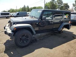 Jeep Wrangler Unlimited Sport salvage cars for sale: 2015 Jeep Wrangler Unlimited Sport