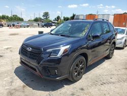 Salvage cars for sale at Bridgeton, MO auction: 2022 Subaru Forester Sport