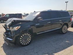 Salvage cars for sale at Indianapolis, IN auction: 2019 Lincoln Navigator L Reserve