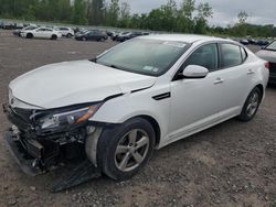 Salvage cars for sale from Copart Leroy, NY: 2015 KIA Optima LX