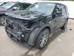 Salvage cars for sale at Bridgeton, MO auction: 2021 Ford Explorer ST