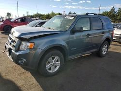 Ford salvage cars for sale: 2010 Ford Escape Hybrid