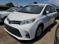 Salvage cars for sale from Copart Phoenix, AZ: 2020 Toyota Sienna LE