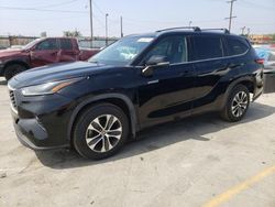 Salvage cars for sale at Los Angeles, CA auction: 2021 Toyota Highlander Hybrid XLE