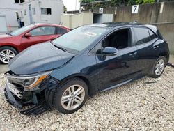 Salvage cars for sale from Copart Opa Locka, FL: 2019 Toyota Corolla SE