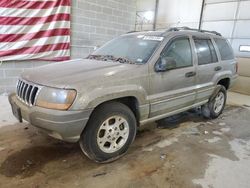 Jeep salvage cars for sale: 1999 Jeep Grand Cherokee Laredo