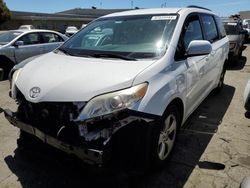 Salvage cars for sale at Martinez, CA auction: 2015 Toyota Sienna LE