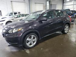 Salvage cars for sale at Ham Lake, MN auction: 2016 Honda HR-V LX