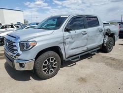 Salvage cars for sale at Tucson, AZ auction: 2018 Toyota Tundra Crewmax Limited