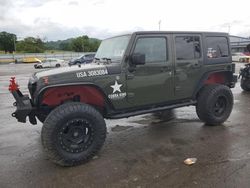 Jeep Wrangler salvage cars for sale: 2015 Jeep Wrangler Unlimited Rubicon