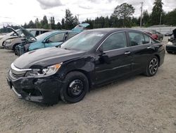 Salvage cars for sale from Copart Graham, WA: 2016 Honda Accord EXL
