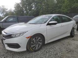 Salvage cars for sale at Waldorf, MD auction: 2016 Honda Civic EX