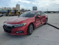 Honda salvage cars for sale: 2018 Honda Accord Touring Hybrid