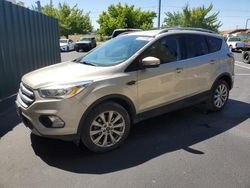 Salvage cars for sale from Copart Eugene, OR: 2017 Ford Escape Titanium