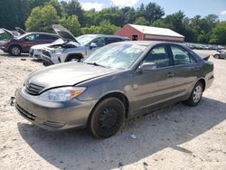 Salvage cars for sale at Mendon, MA auction: 2004 Toyota Camry LE