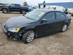 Salvage cars for sale at Woodhaven, MI auction: 2015 Volkswagen Jetta SE