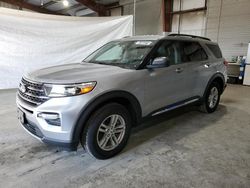 Salvage cars for sale at North Billerica, MA auction: 2023 Ford Explorer XLT