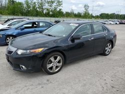 Salvage cars for sale at Leroy, NY auction: 2012 Acura TSX