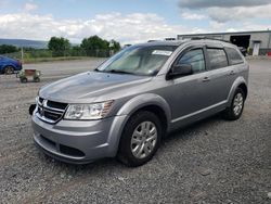 Salvage cars for sale at Chambersburg, PA auction: 2017 Dodge Journey SE