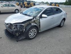 Toyota Corolla salvage cars for sale: 2017 Toyota Corolla L