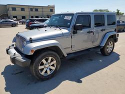 Jeep Wrangler Unlimited Sahara salvage cars for sale: 2013 Jeep Wrangler Unlimited Sahara