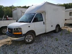 Salvage trucks for sale at West Warren, MA auction: 2020 GMC Savana Cutaway G3500