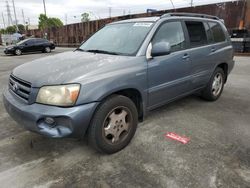 Toyota Highlander Limited salvage cars for sale: 2005 Toyota Highlander Limited