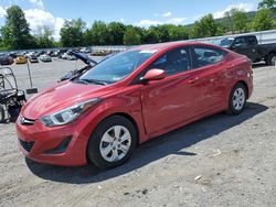 Vehiculos salvage en venta de Copart Grantville, PA: 2016 Hyundai Elantra SE