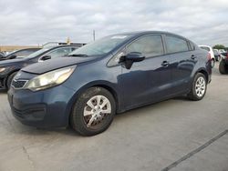 Salvage cars for sale at Grand Prairie, TX auction: 2012 KIA Rio EX