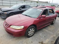 Honda Accord ex salvage cars for sale: 2002 Honda Accord EX