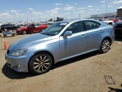 Salvage cars for sale at Brighton, CO auction: 2007 Lexus IS 250