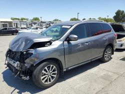 Salvage cars for sale at Sacramento, CA auction: 2016 Nissan Pathfinder S