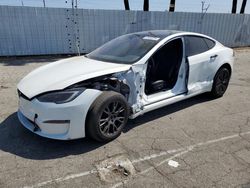 Salvage cars for sale at Van Nuys, CA auction: 2023 Tesla Model S