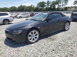 Salvage cars for sale at Byron, GA auction: 2005 BMW 645 CI Automatic